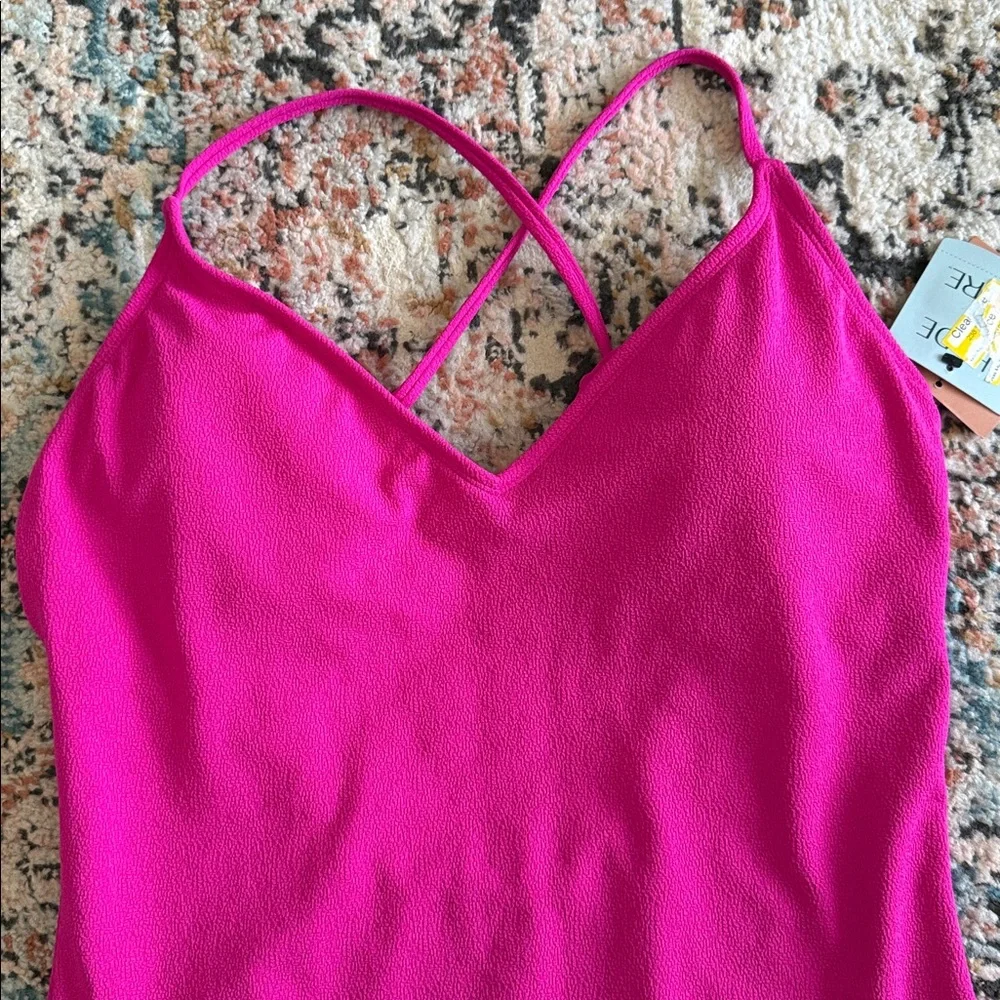 NEW- Shade & Shore Pink One-Piece Swimsuit